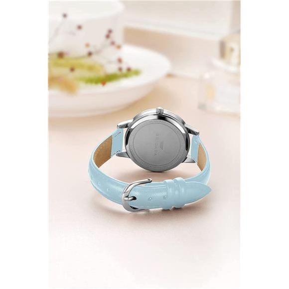 Women's Watch Elegant Watch for Women Leather Band Ladies Watch Waterproof - Picture 6 of 6